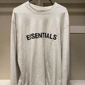 Fear of God Essentials Long Sleeve Tee Sz L